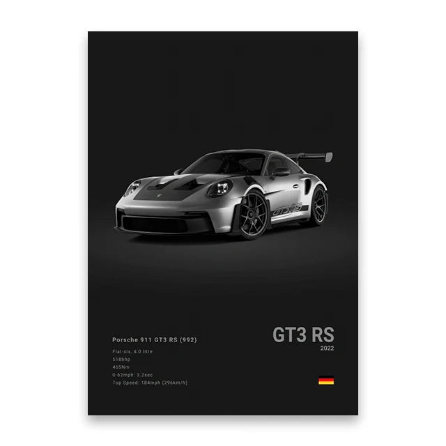 DecorBites™ Luxury Car Canvas Wall Art Decor