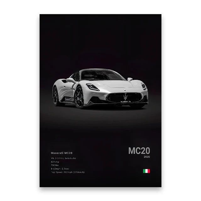 DecorBites™ Luxury Car Canvas Wall Art Decor