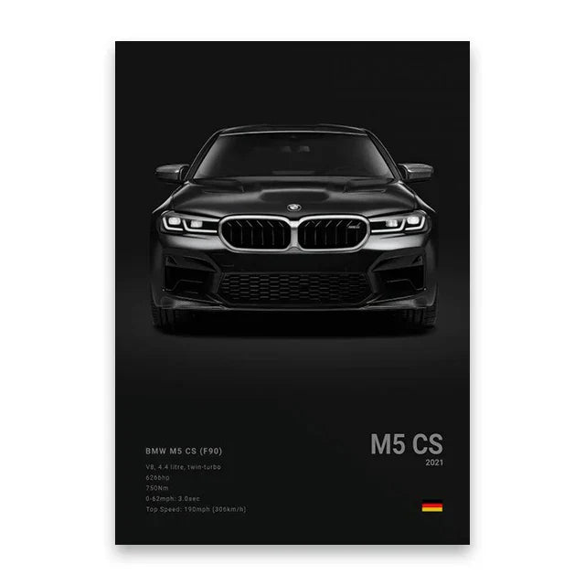DecorBites™ Luxury Car Canvas Wall Art Decor