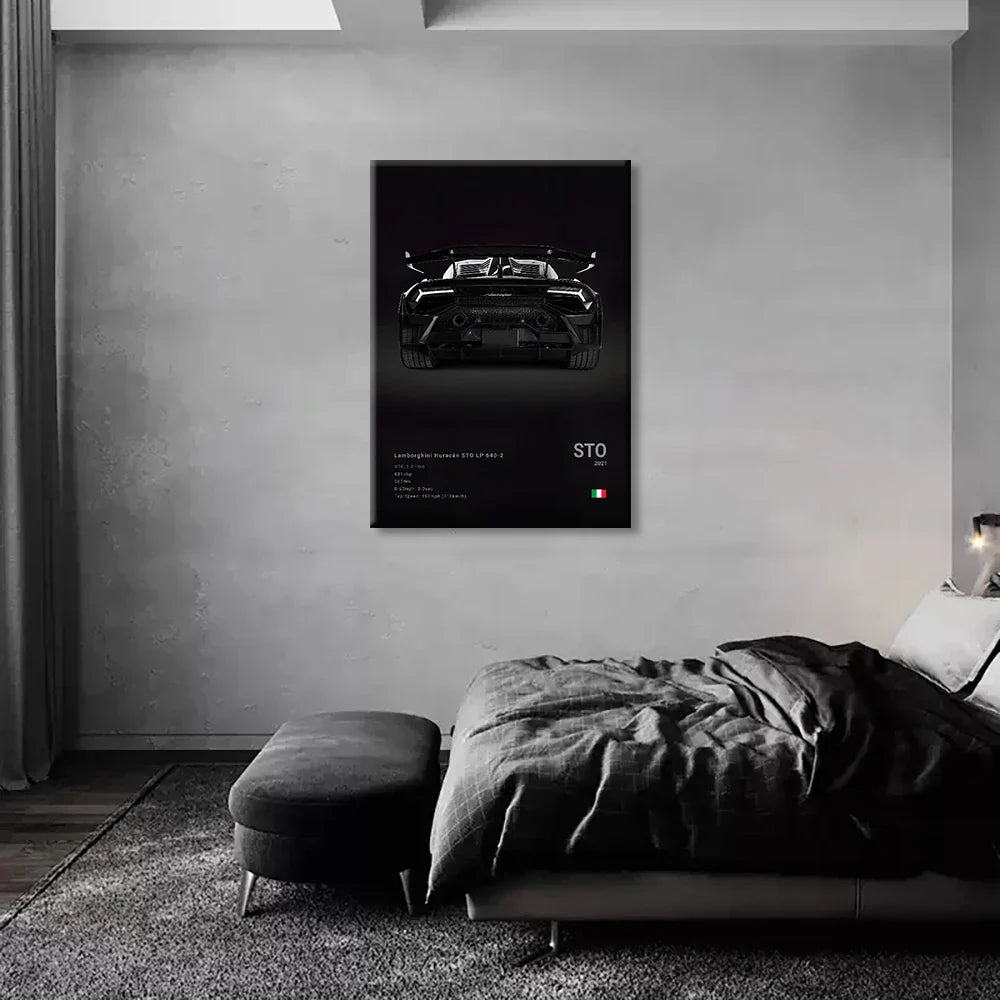DecorBites™ Luxury Car Canvas Wall Art Print