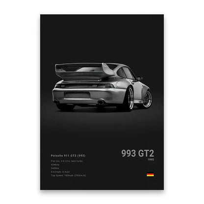 DecorBites™ Luxury Cars Canvas Wall Art Print - Modern Home Decor