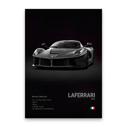DecorBites™ Luxury Cars Canvas Wall Art Print - Modern Home Decor