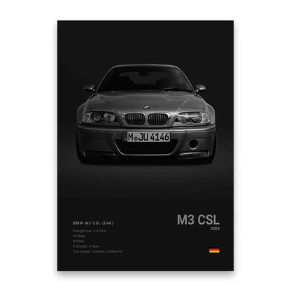 DecorBites™ Luxury Cars Canvas Wall Art Print - Modern Home Decor