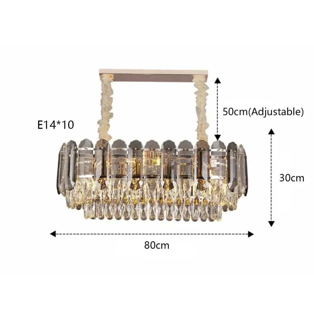Luxury cascading gold crystal led wall lamp living room lighting