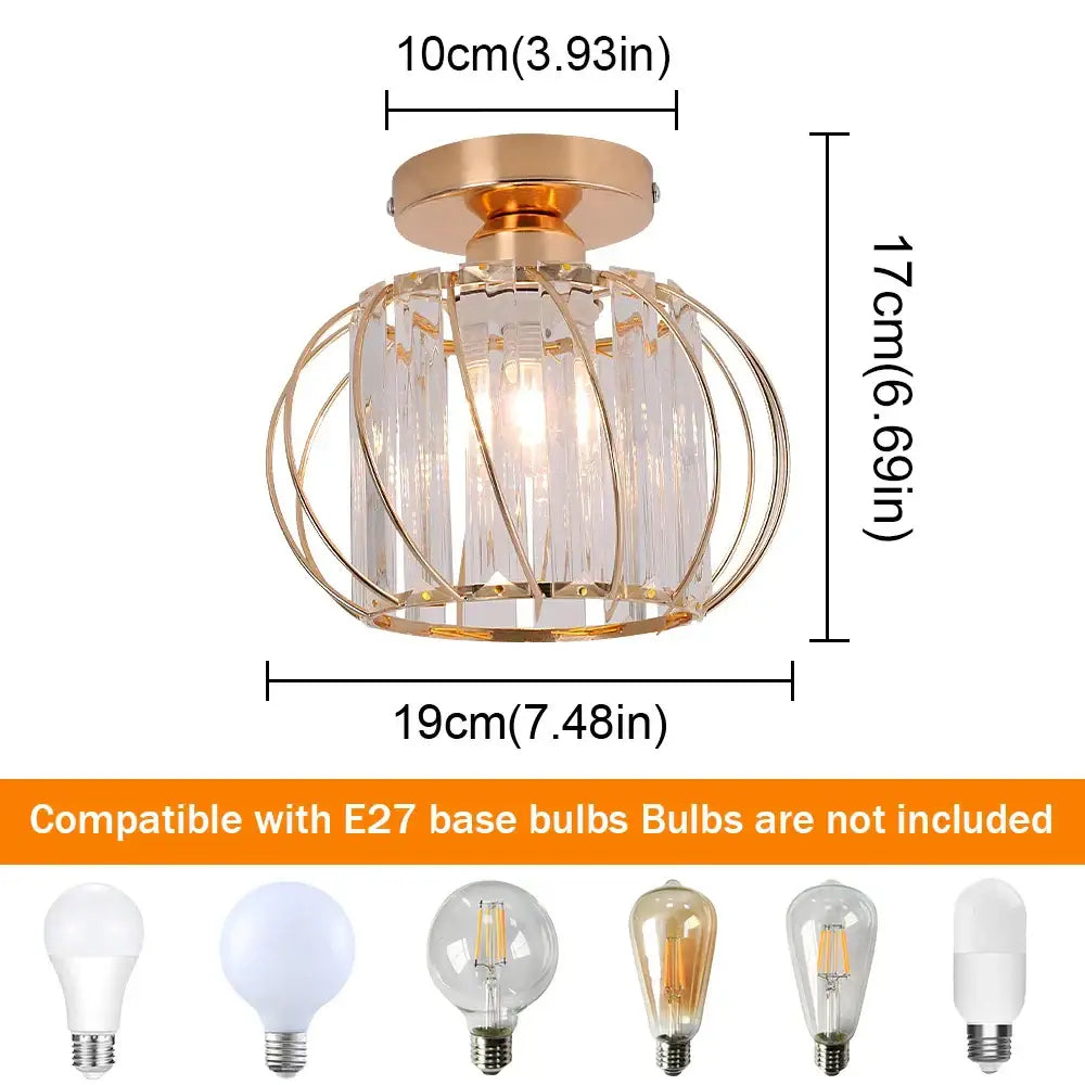 Luxury chrome crystal led ceiling chandelier for living room