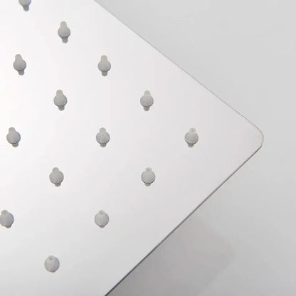 Luxury chrome square shower head bathroom ultrathin stainless steel