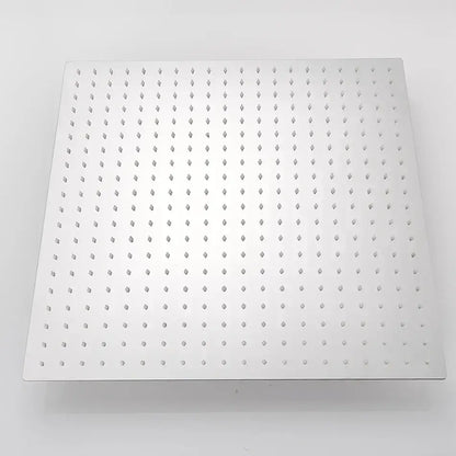 Luxury chrome square shower head bathroom ultrathin stainless steel
