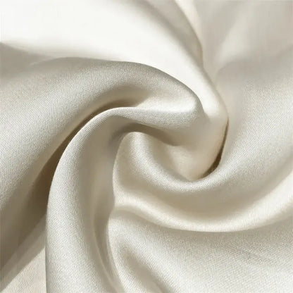 Luxury cream and black ice silk embroidered quilt set bedroom comforter
