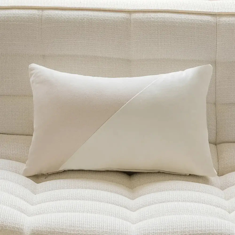 Luxury cream & black camellia jacquard pillow cover living room