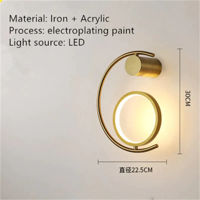 DecorBites™ Luxury creative LED Bedside wall lamp