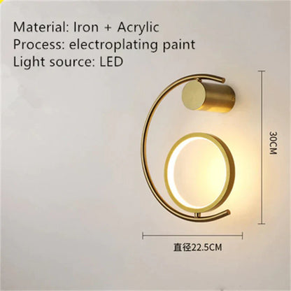 DecorBites™ Luxury creative LED Bedside wall lamp