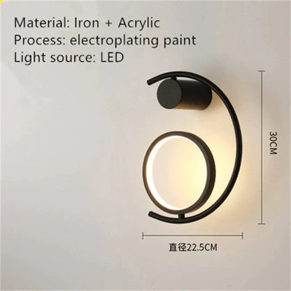 DecorBites™ Luxury creative LED Bedside wall lamp