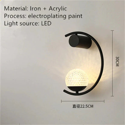 DecorBites™ Luxury creative LED Bedside wall lamp