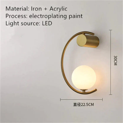 DecorBites™ Luxury creative LED Bedside wall lamp