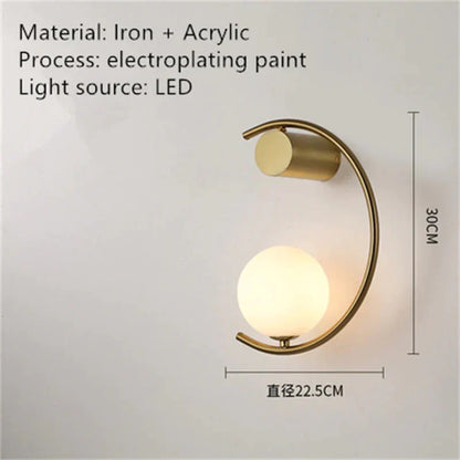 DecorBites™ Luxury creative LED Bedside wall lamp