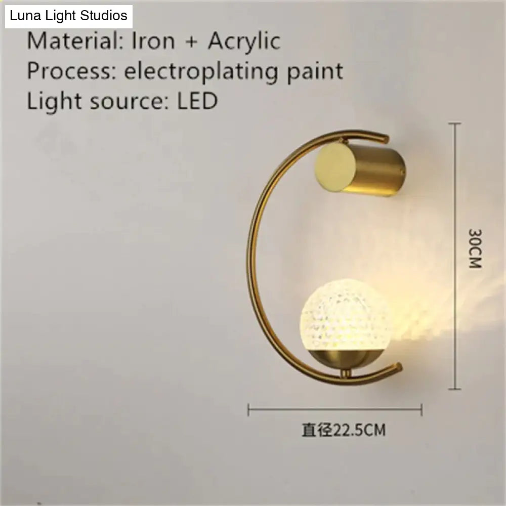 DecorBites™ Luxury creative LED Bedside wall lamp