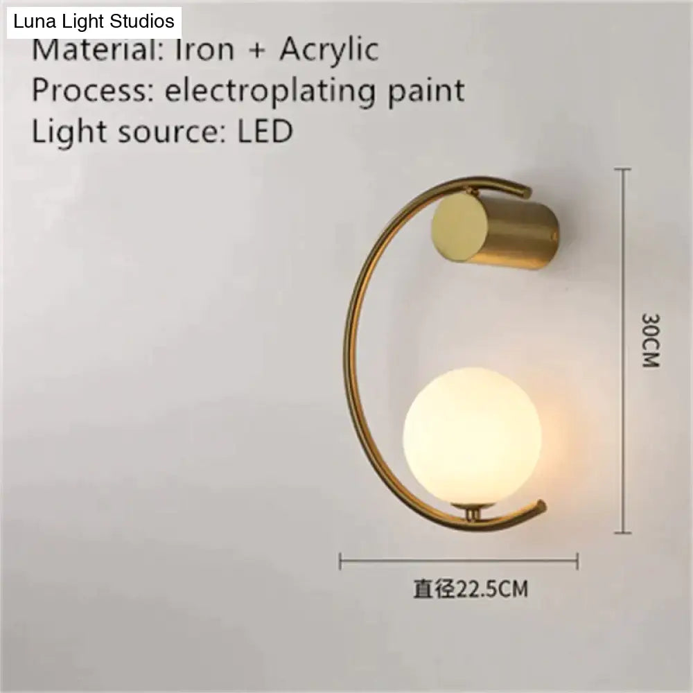 DecorBites™ Luxury creative LED Bedside wall lamp