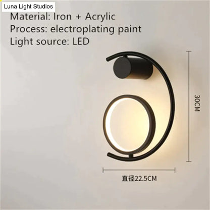 DecorBites™ Luxury creative LED Bedside wall lamp