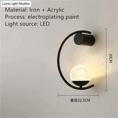 DecorBites™ Luxury creative LED Bedside wall lamp