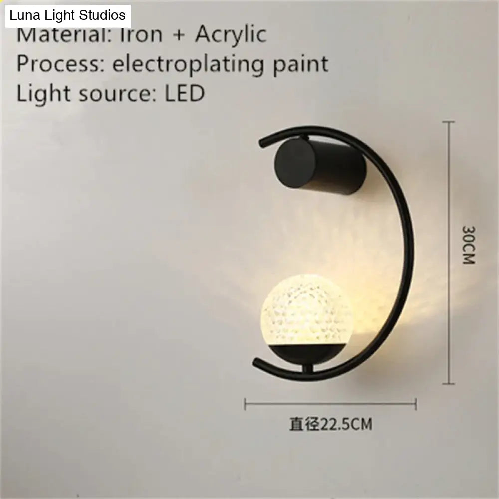 DecorBites™ Luxury creative LED Bedside wall lamp