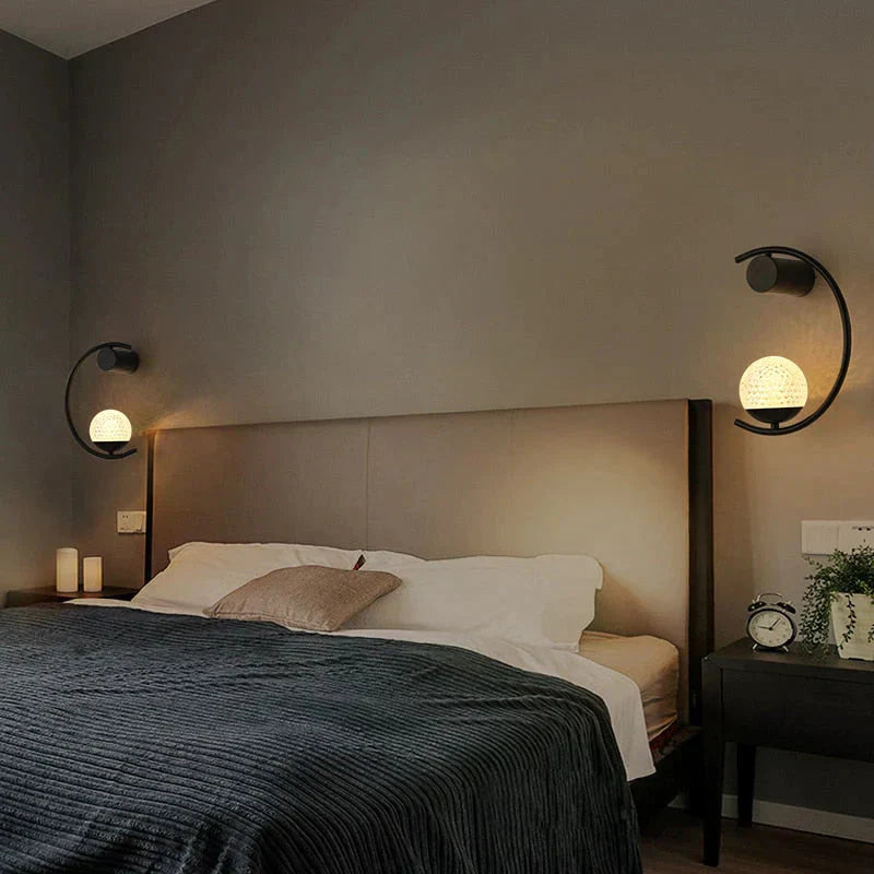 DecorBites™ Luxury creative LED Bedside wall lamp