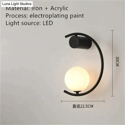 DecorBites™ Luxury creative LED Bedside wall lamp