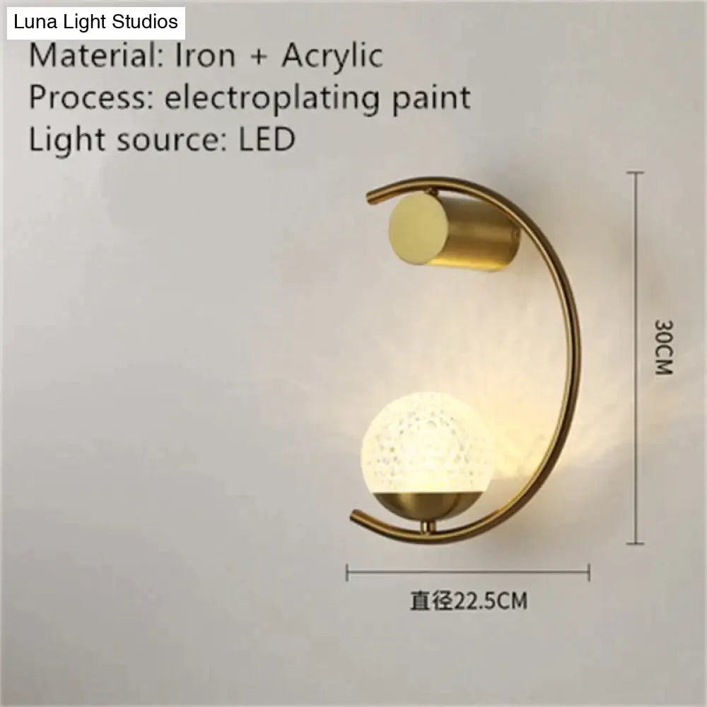 DecorBites™ Luxury creative LED Bedside wall lamp