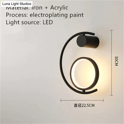 DecorBites™ Luxury creative LED Bedside wall lamp