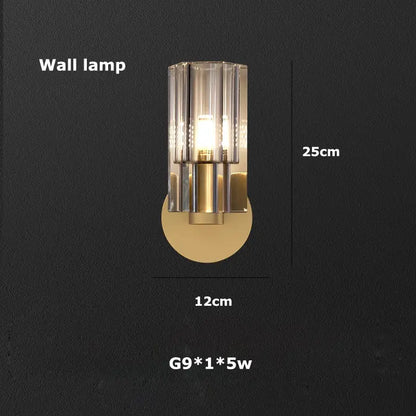 Luxury crystal black gold pendant light living room chandelier