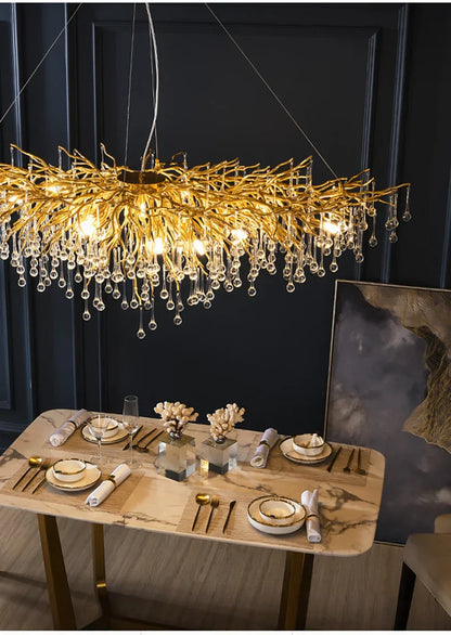 DecorBites™ Luxury Crystal Chandelier for Home Decor