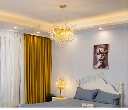 DecorBites™ Luxury Crystal Chandelier for Home Decor