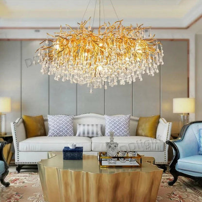 DecorBites™ Luxury Crystal Chandelier for Home Decor