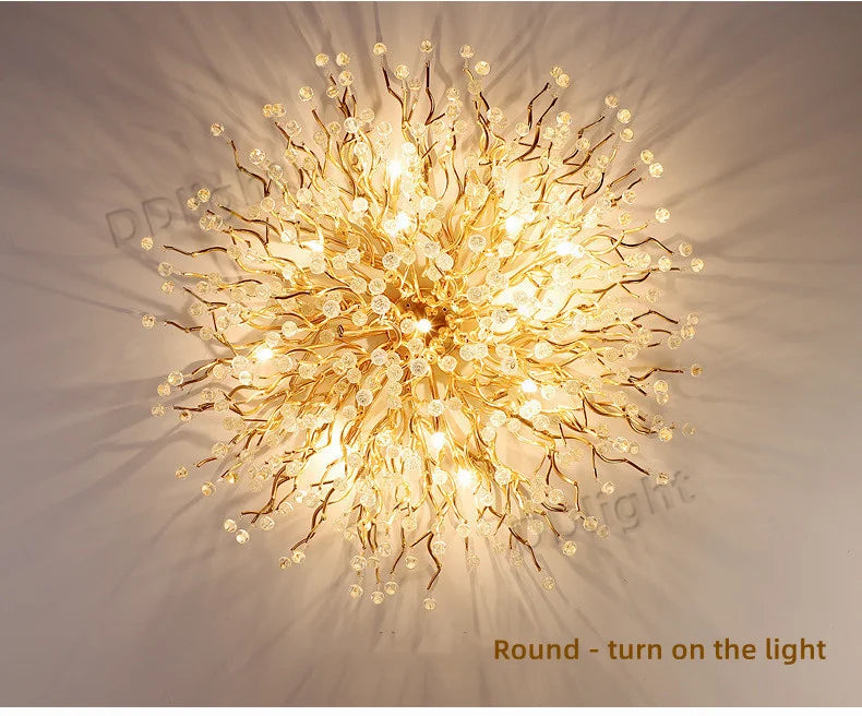 DecorBites™ Luxury Crystal Chandelier for Home Decor