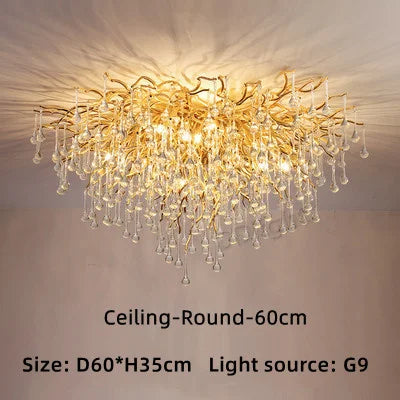 DecorBites™ Luxury Crystal Chandelier for Home Decor