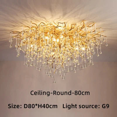 DecorBites™ Luxury Crystal Chandelier for Home Decor