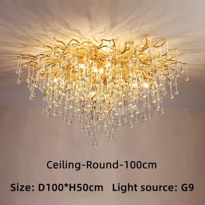 DecorBites™ Luxury Crystal Chandelier for Home Decor