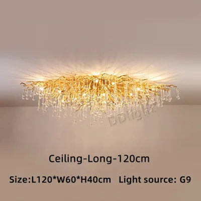 DecorBites™ Luxury Crystal Chandelier for Home Decor