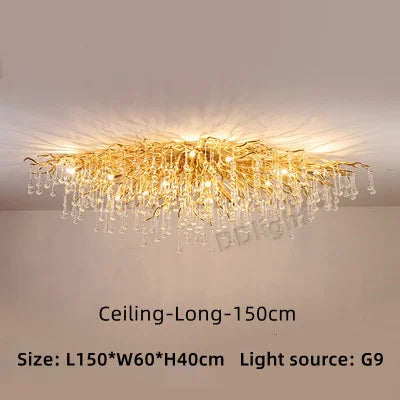 DecorBites™ Luxury Crystal Chandelier for Home Decor