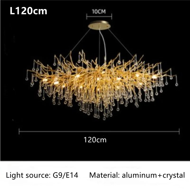 DecorBites™ Luxury Crystal Chandelier for Home Decor