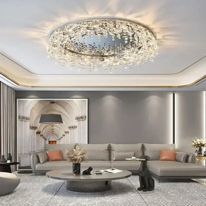 Luxury diamond crystal kitchen ceiling lamp