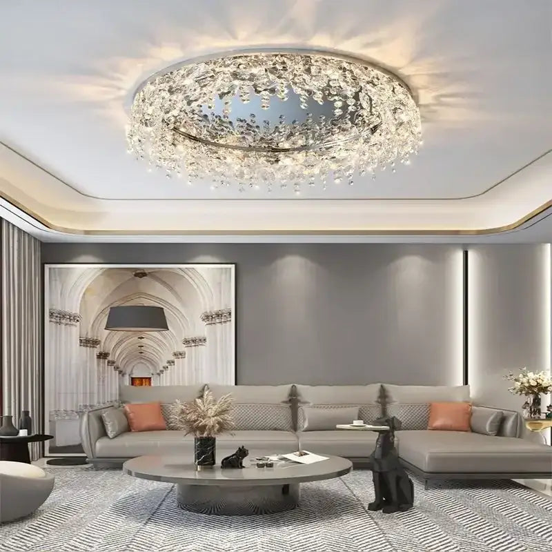 Luxury diamond crystal kitchen ceiling lamp