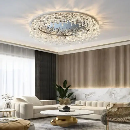 Luxury diamond crystal kitchen ceiling lamp