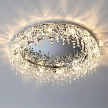 Luxury diamond crystal kitchen ceiling lamp