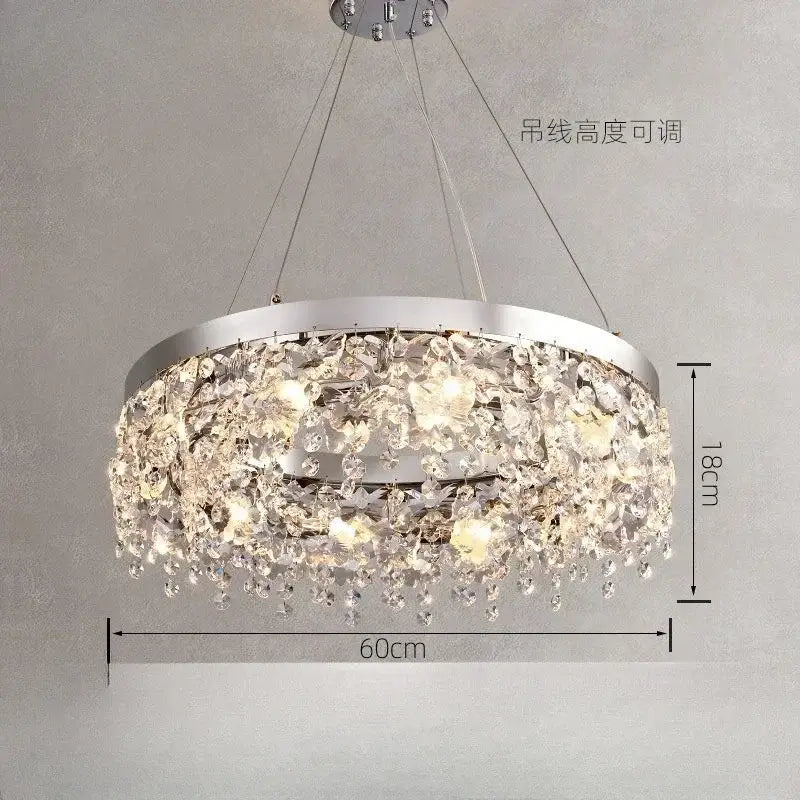 Luxury diamond crystal kitchen ceiling lamp