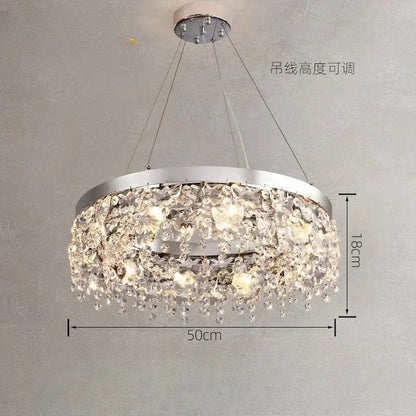 Luxury diamond crystal kitchen ceiling lamp