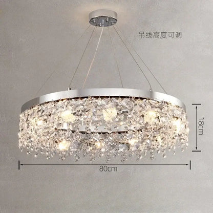 Luxury diamond crystal kitchen ceiling lamp