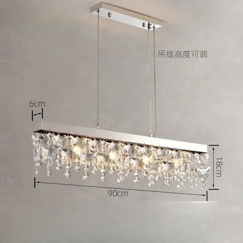 Luxury diamond crystal kitchen ceiling lamp