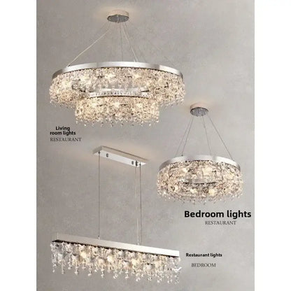 Luxury diamond crystal kitchen ceiling lamp