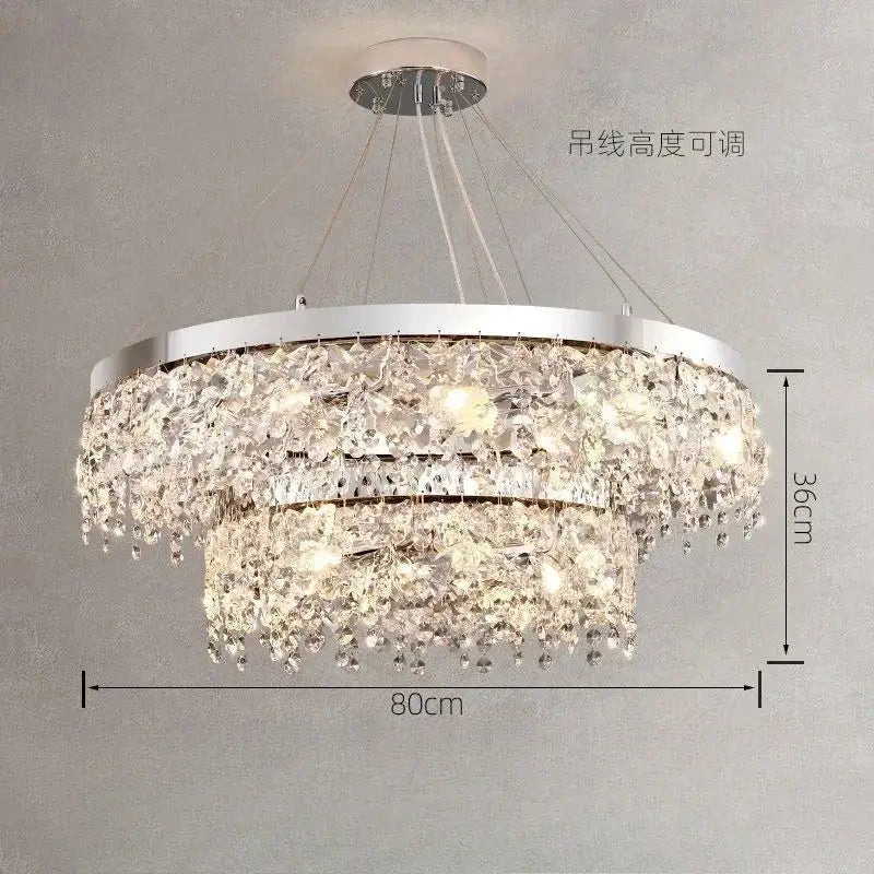Luxury diamond crystal kitchen ceiling lamp