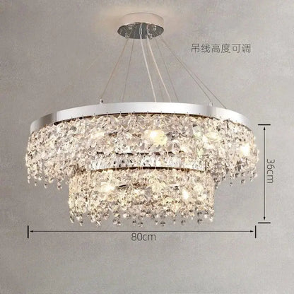 Luxury diamond crystal kitchen ceiling lamp